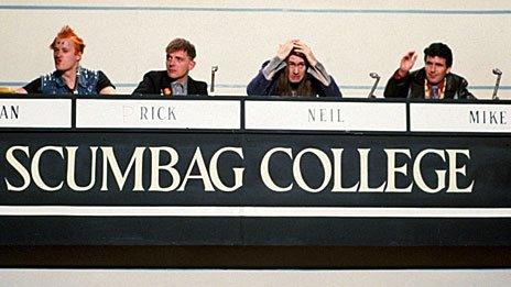 Young Ones parody of University Challenge, 1984