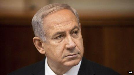 Israeli Prime Minister Benjamin Netanyahu in a March 10, 2013 file photo,