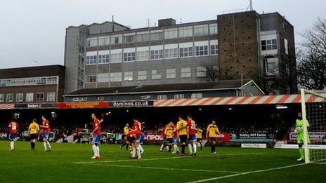 Aldershot Town's EBB Stadium