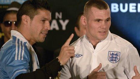 Sergio Martinez and Martin Murray