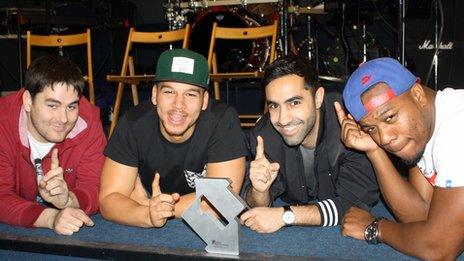 Rudimental with their number one award