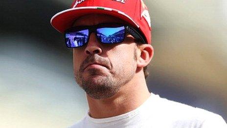 Ferrari's Fernando Alonso