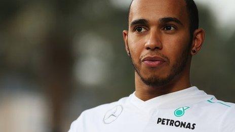 Mercedes's Lewis Hamilton