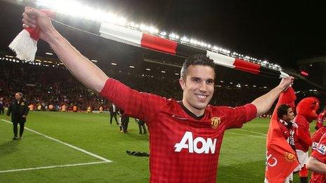 Manchester United's Robin van Persie