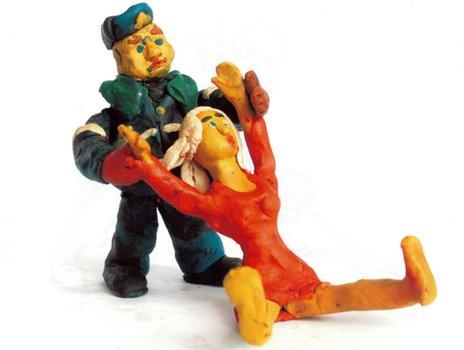 Illustration from Nash Dom's 'Beware, Police!' campaign