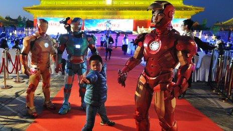 Iron Man 3 gala in Beijing