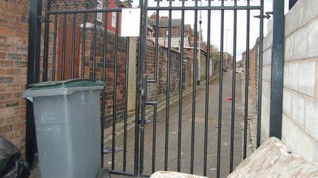 Flytipping on Portland Street