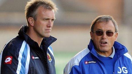 Steve Davis and Dario Gradi