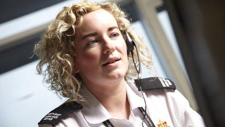 Staff at ambulance control room