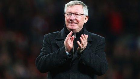 Manchester United manager Sir Alex Ferguson