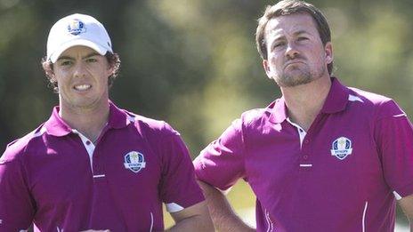 Rory McIlroy and Graeme McDowell