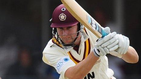 Alex Wakely top scored for Northants