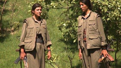 PKK fighters