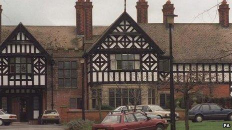 The former Bryn Estyn care home in 1992