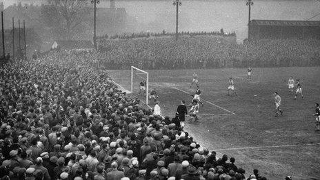 St George's Lane (Worcester City v Liverpool, January 1959)