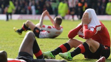 Brentford players