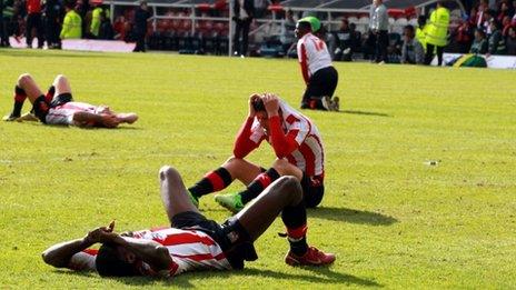 Brentford players