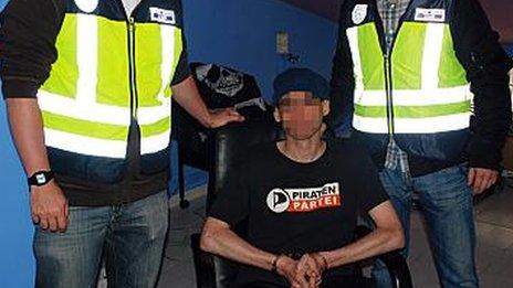 Spanish Interior Ministry picture of 'SK'