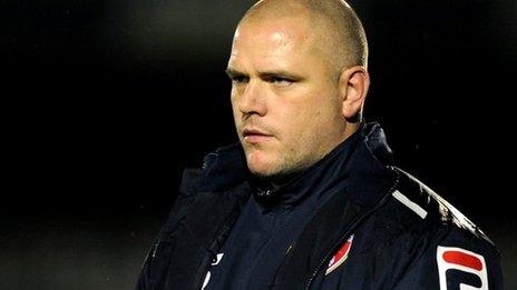 Morecambe manager Jim Bentley