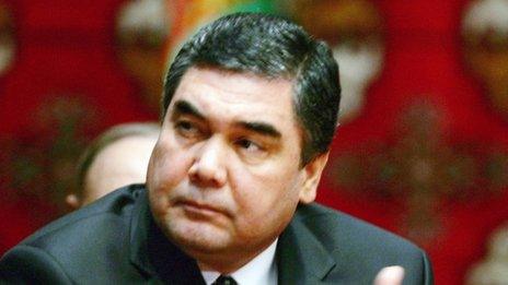 Turkmenistan's President Gurbanguly Berdimuhamedov