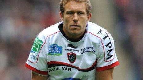 Former England fly-half and current Toulon number 10 Jonny Wilkinson