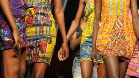 African models in short dresses - AFP archive