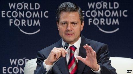 Mexican president Enrique Pena Nieto