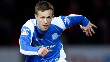 St Johnstone midfielder Chris Millar