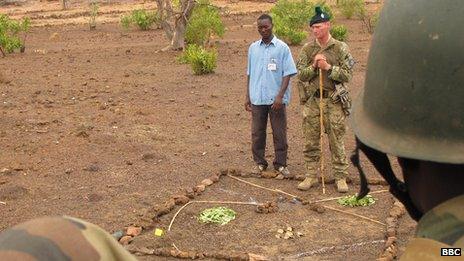 EU troops training Malian forces, May 2013