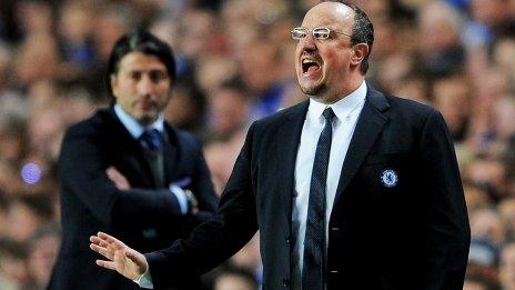 Chelsea manager Rafael Benitez