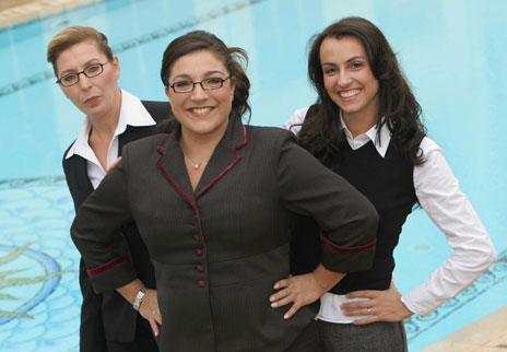 Jo Frost with her French and German counterparts