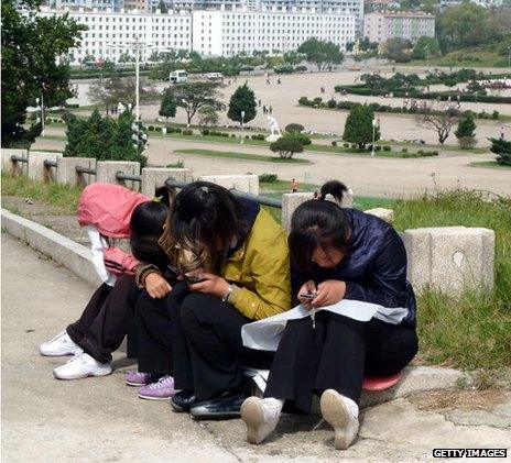 Girls in Pyongyang