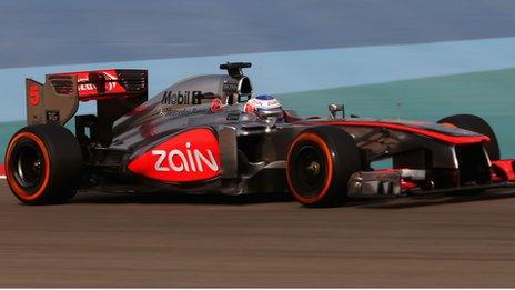 Jenson Button in his McLaren