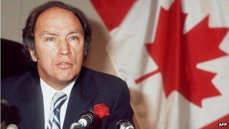 Prime Minister Pierre Elliott Trudeau