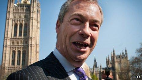 UKIP leader Nigel Farage