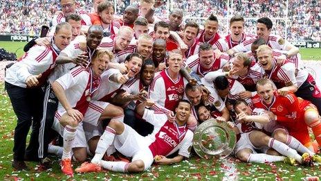 Ajax celebrate