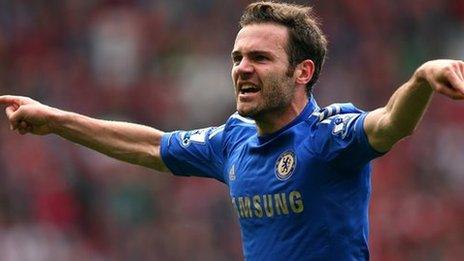 Chelsea playmaker Juan Mata