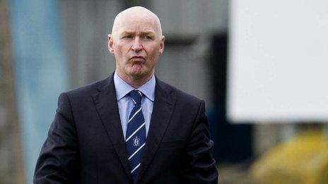 Dundee manager John Brown