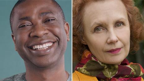 Youssou N'Dour and Kaija Saariaho. Copyright Veronique Rolland and Priska Ketterer Luzern