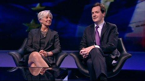 Christine Lagarde and George Osborne