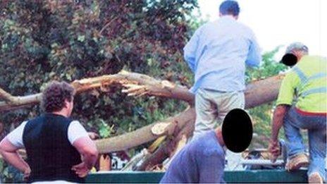 Surveillance photograph taken by police