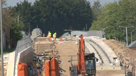 The Luton to Dunstable busway