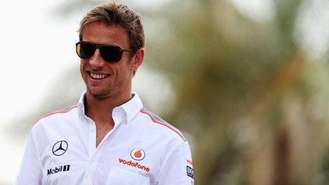 Jenson Button of McLaren