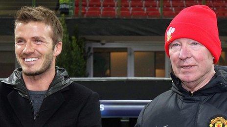 Alex Ferguson and David Beckham