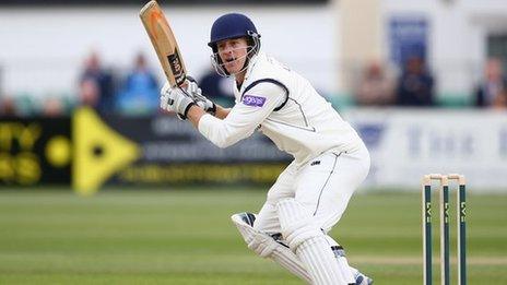 Hampshire batsman Jimmy Adams