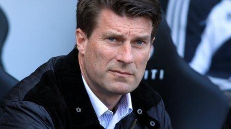 Swansea City manager Michael Laudrup