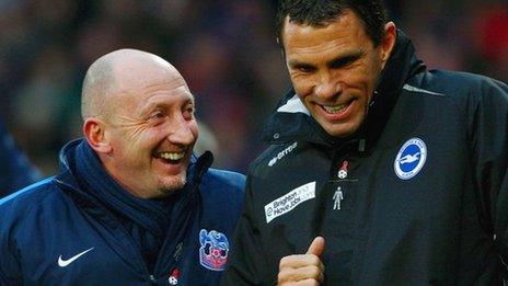 Ian Holloway and Gus Poyet