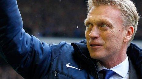 Outgoing Everton manager David Moyes