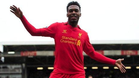 Liverpool striker Daniel Sturridge