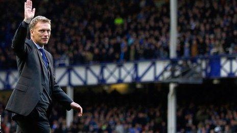 Outgoing Everton manager David Moyes